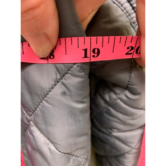 Barbour Womens Gray Quilted Zip Front 2 Pocket Jacket Size 6 - Picture 7 of 8